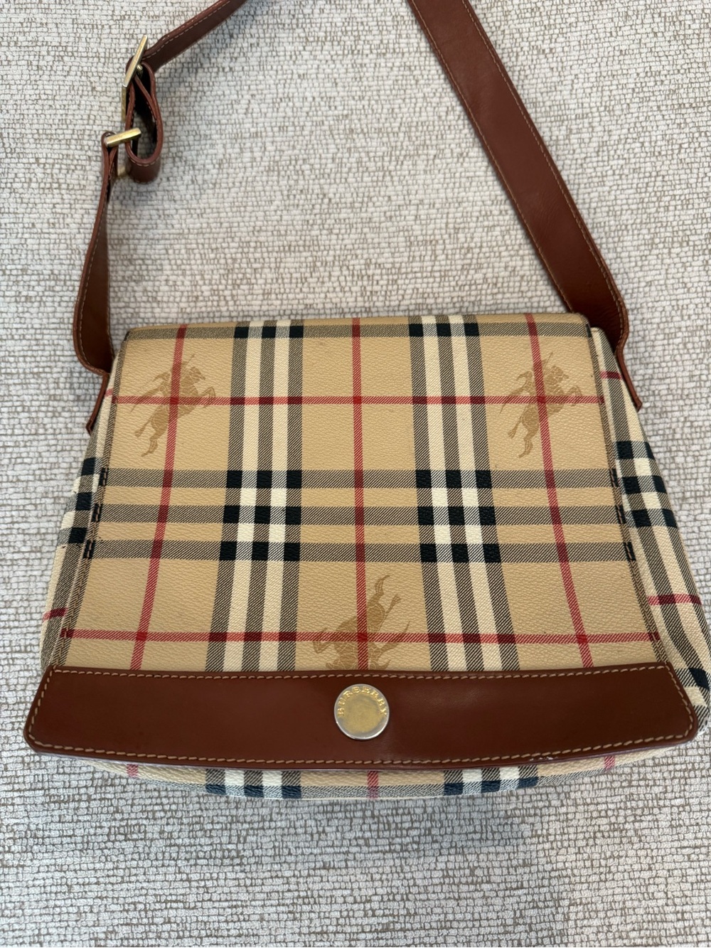 Classic Burberry Plaid Crossbody